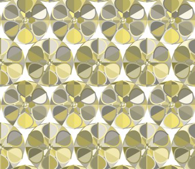 geometrik süsleme biçiminde kusursuz vektör deseni