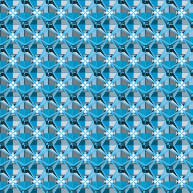 Modern geometrik vektör tasarımı, kusursuz desen çizimi