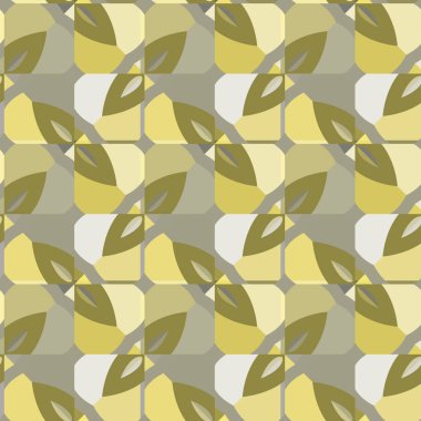 Modern geometrik vektör tasarımı, kusursuz desen çizimi