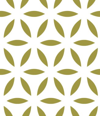 geometrik süsleme biçiminde kusursuz vektör deseni