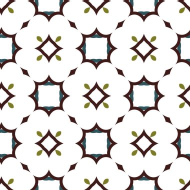 Modern geometrik vektör tasarımı, kusursuz desen çizimi