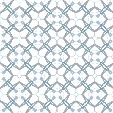 geometrik süsleme biçiminde kusursuz vektör deseni