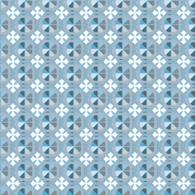 Modern geometrik vektör tasarımı, kusursuz desen çizimi