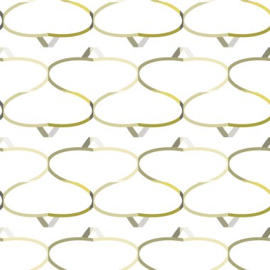 geometrik süsleme biçiminde kusursuz vektör deseni