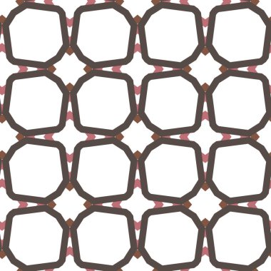 Modern geometrik vektör tasarımı, kusursuz desen çizimi