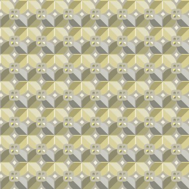 Modern geometrik vektör tasarımı, kusursuz desen çizimi