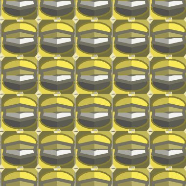 Modern geometrik vektör tasarımı, kusursuz desen çizimi