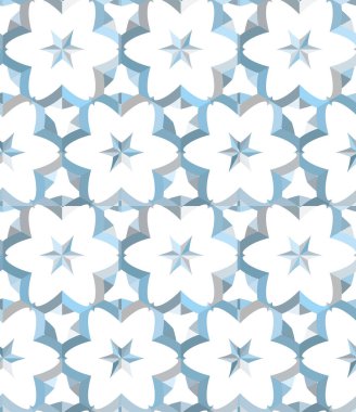 Modern geometrik vektör tasarımı, kusursuz desen çizimi