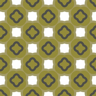 geometrik süsleme biçiminde kusursuz vektör deseni