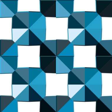 Soyut geometrik şablonun vektör çizimi