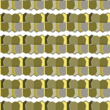 Modern geometrik vektör tasarımı, kusursuz desen çizimi