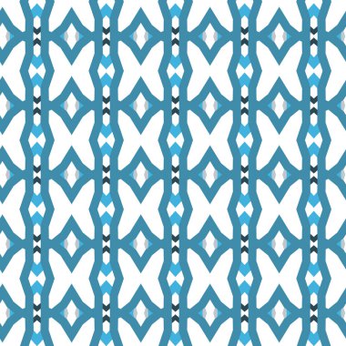 geometrik süsleme biçiminde kusursuz vektör deseni