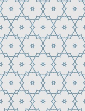 geometrik süsleme biçiminde kusursuz vektör deseni