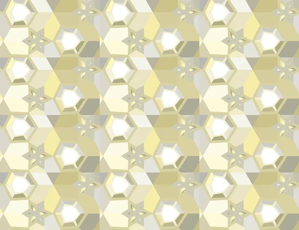 Motif Vectoriel Sans Couture Dans Style Ornemental Géométrique — Image vectorielle