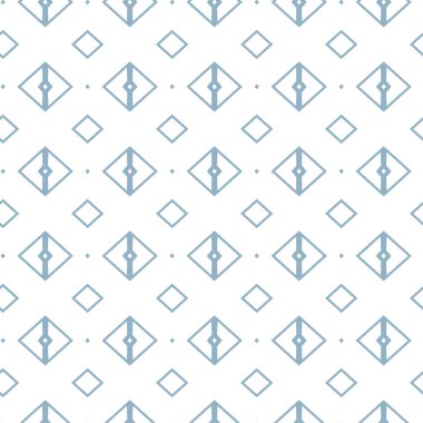 geometrik süsleme biçiminde kusursuz vektör deseni