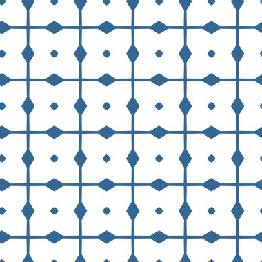 geometrik süsleme biçiminde kusursuz vektör deseni