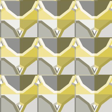 Modern geometrik vektör tasarımı, kusursuz desen çizimi