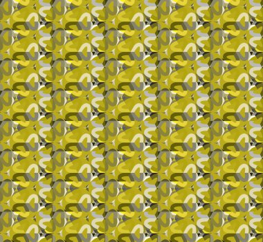 geometrik süsleme biçiminde kusursuz vektör deseni