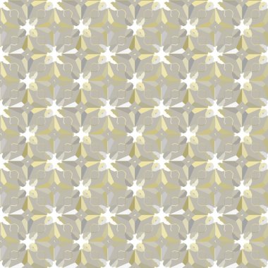 Modern geometrik vektör tasarımı, kusursuz desen çizimi