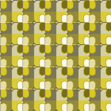 Modern geometrik vektör tasarımı, kusursuz desen çizimi