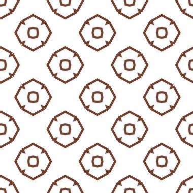 Modern geometrik vektör tasarımı, kusursuz desen çizimi