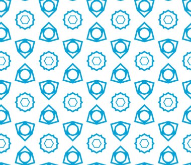 geometrik süsleme biçiminde kusursuz vektör deseni