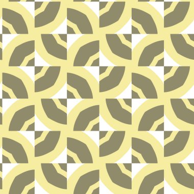 geometrik süsleme biçiminde kusursuz vektör deseni