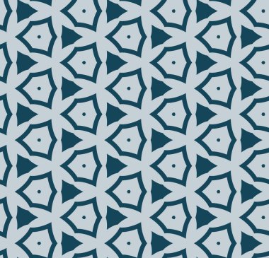 geometrik süsleme biçiminde kusursuz vektör deseni
