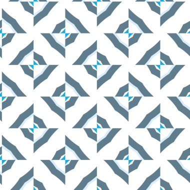 geometrik süsleme biçiminde kusursuz vektör deseni