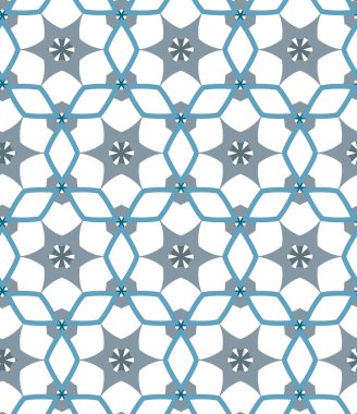 Modern geometrik vektör tasarımı, kusursuz desen çizimi