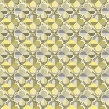 Modern geometrik vektör tasarımı, kusursuz desen çizimi