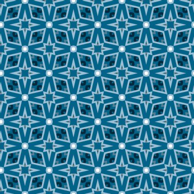 Modern geometrik vektör tasarımı, kusursuz desen çizimi