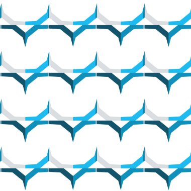 Modern geometrik vektör tasarımı, kusursuz desen çizimi