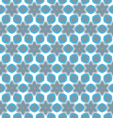 Modern geometrik vektör tasarımı, kusursuz desen çizimi