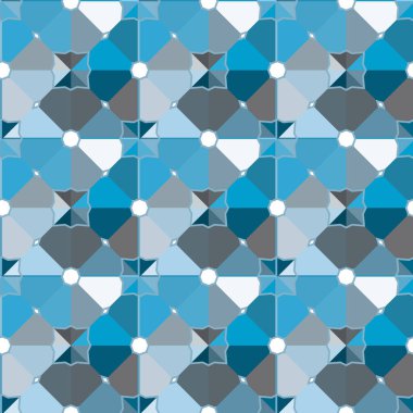 Modern geometrik vektör tasarımı, kusursuz desen çizimi