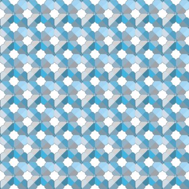 Modern geometrik vektör tasarımı, kusursuz desen çizimi