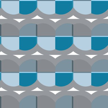 Modern geometrik vektör tasarımı, kusursuz desen çizimi