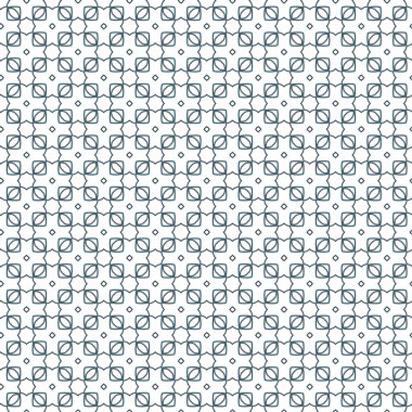 geometrik süsleme biçiminde kusursuz vektör deseni
