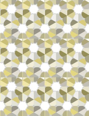 geometrik süsleme biçiminde kusursuz vektör deseni