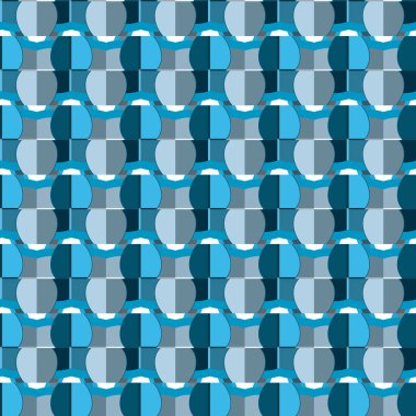 Modern geometrik vektör tasarımı, kusursuz desen çizimi