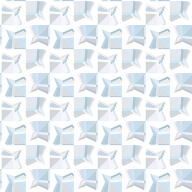 Modern geometrik vektör tasarımı, kusursuz desen çizimi