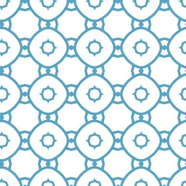 geometrik süsleme biçiminde kusursuz vektör deseni