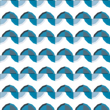 geometrik süsleme biçiminde kusursuz vektör deseni