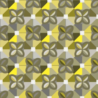 Soyut geometrik şablonun vektör çizimi