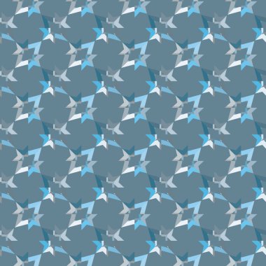 Modern geometrik vektör tasarımı, kusursuz desen çizimi