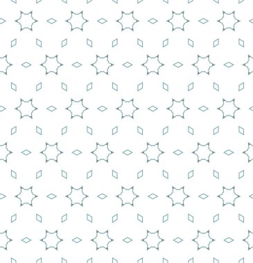 geometrik süsleme biçiminde kusursuz vektör deseni