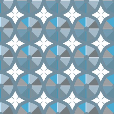 Modern geometrik vektör tasarımı, kusursuz desen çizimi