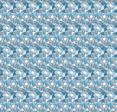 Modern geometrik vektör tasarımı, kusursuz desen çizimi