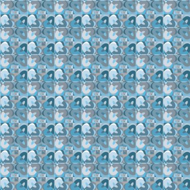 vektör geometrik dikişsiz desen, modern biçim illüstrasyonu