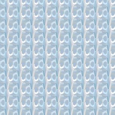 geometrik süsleme biçiminde kusursuz vektör deseni